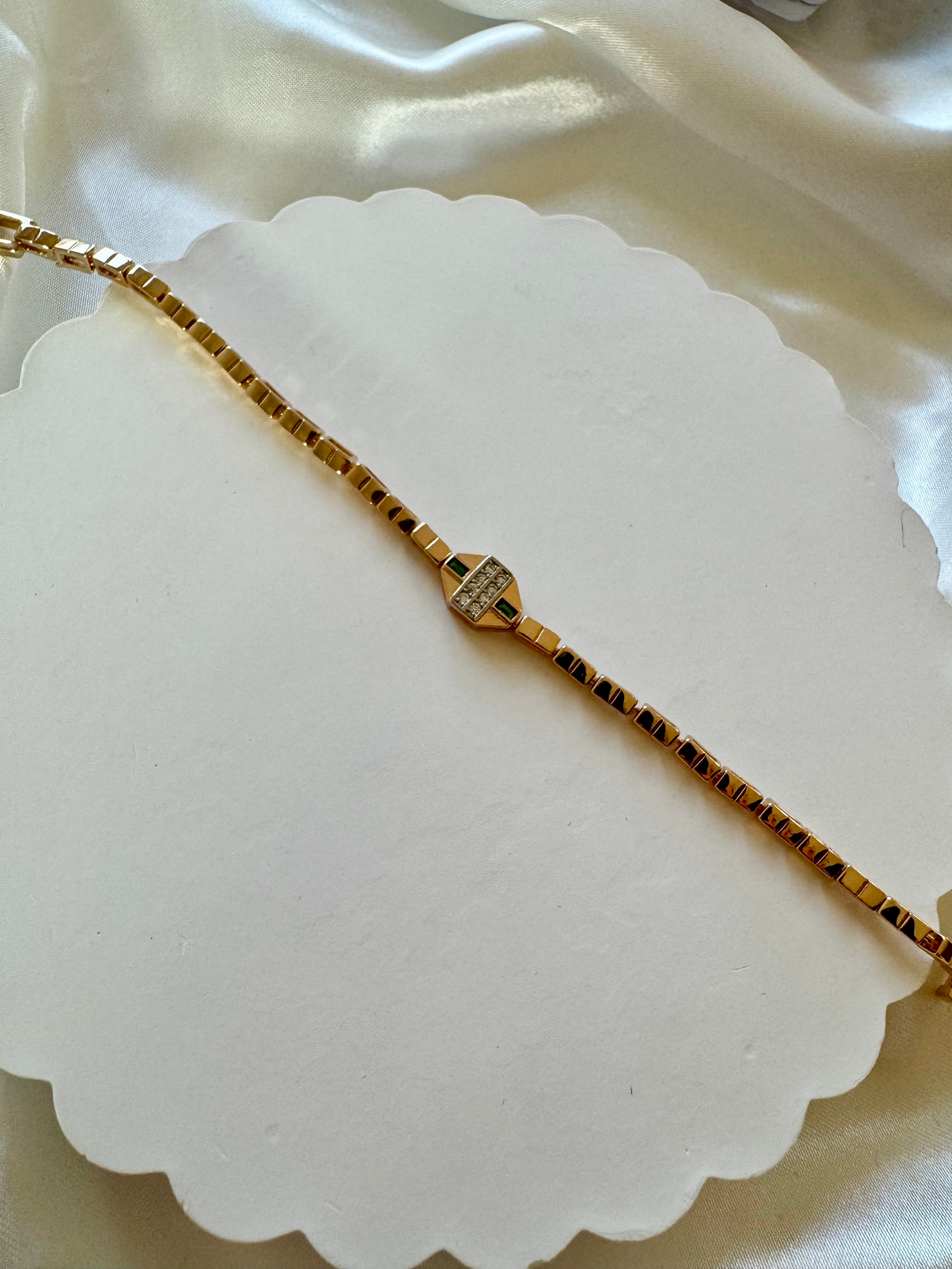 Grüner Glanz Armband| XUPING