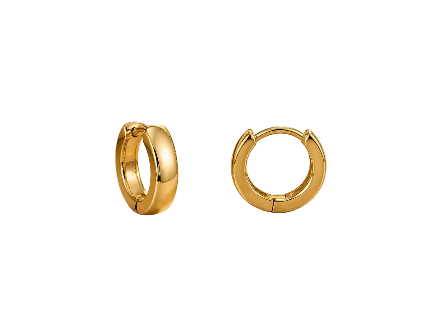 Classic Gold Hoops