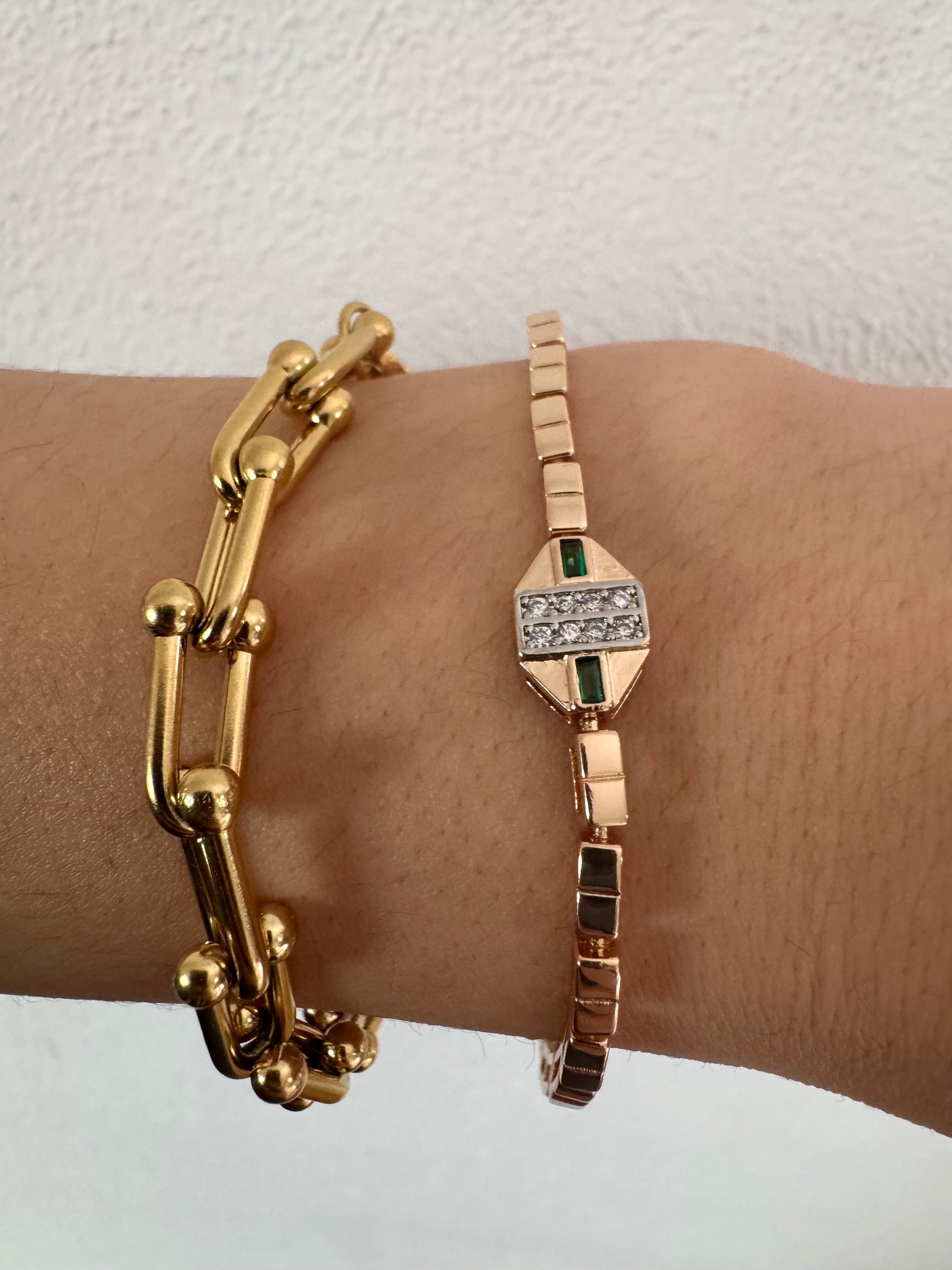 Grüner Glanz Armband| XUPING