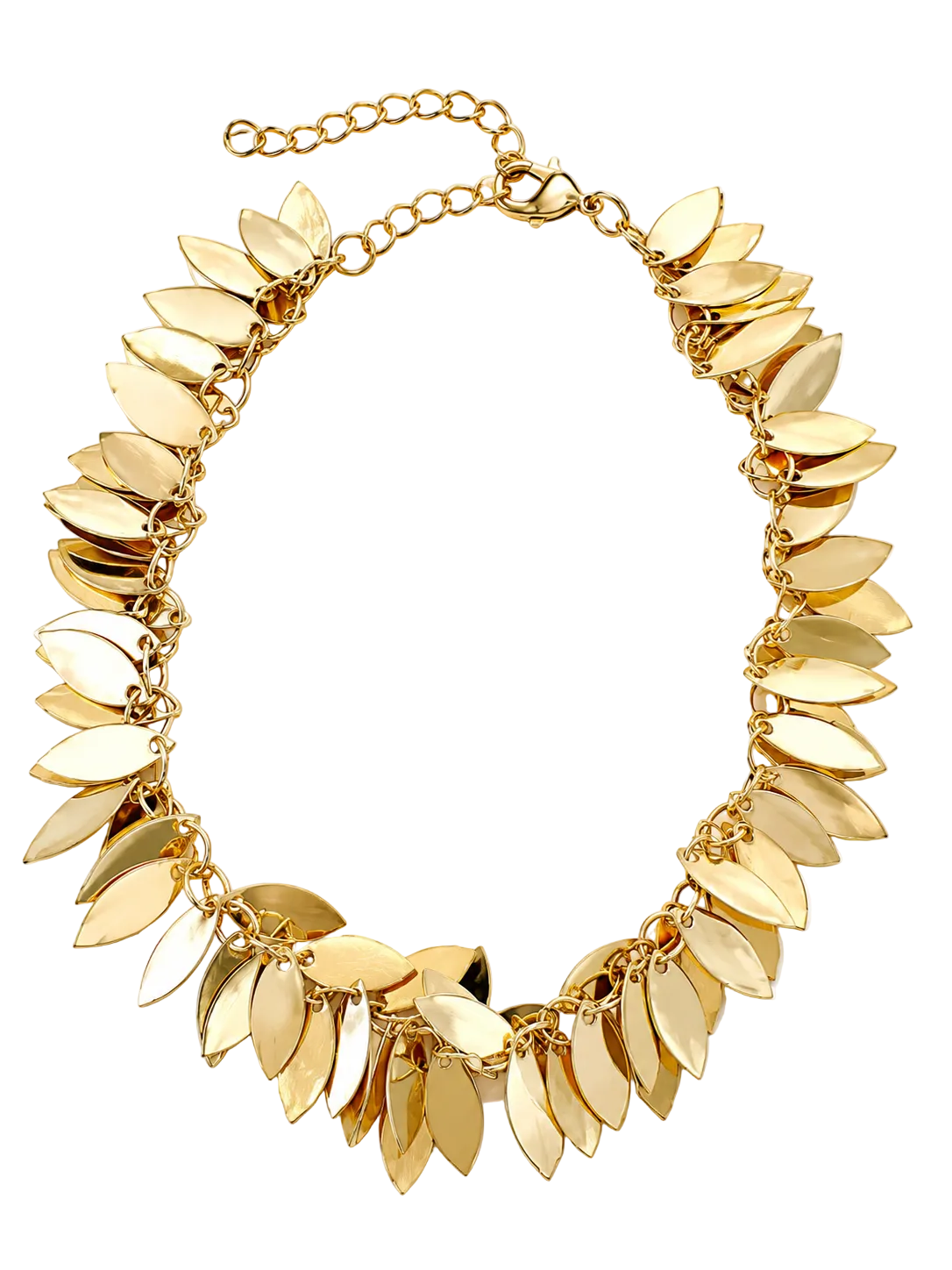 Golden Leaf Cascade Bracelet