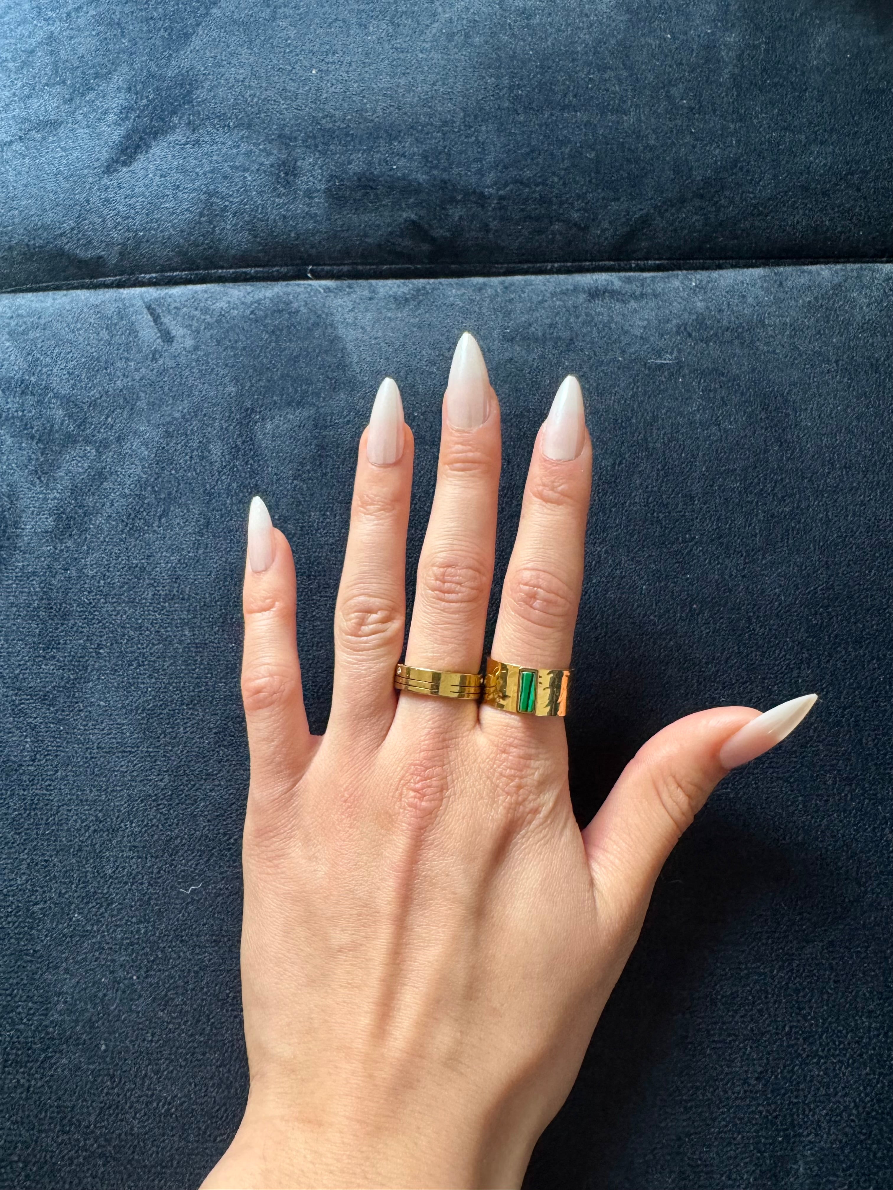 Green Chic Ring| 316L