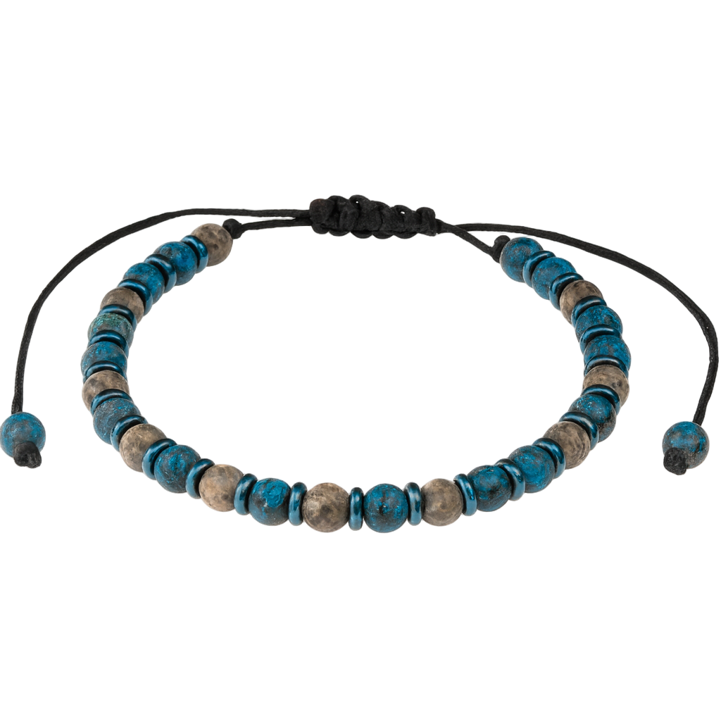 Natursteinperlen Armband