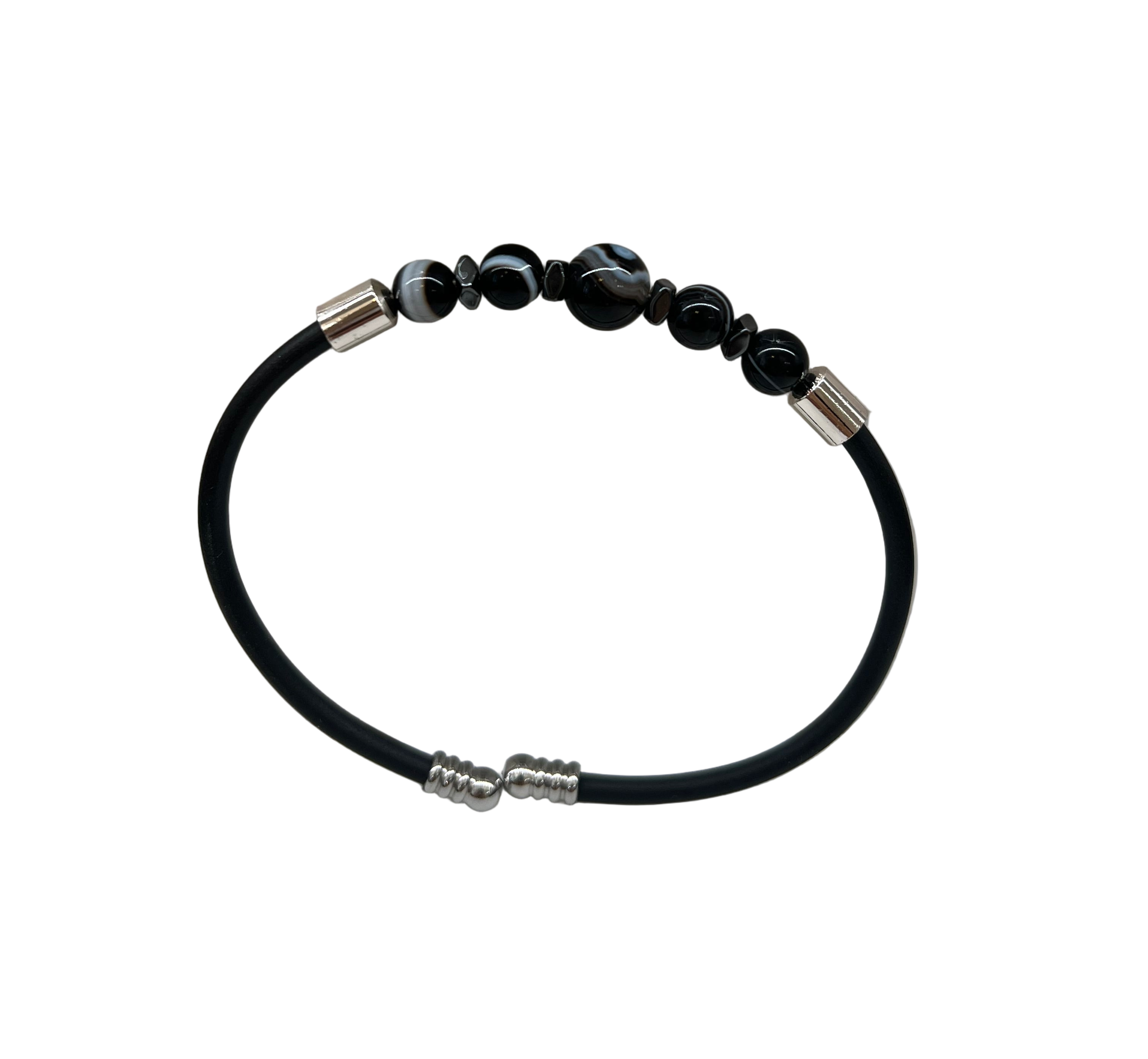 Armband mit Achat-Perlen