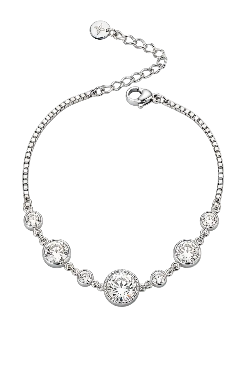 Crystal Glow Tennis Bracelet