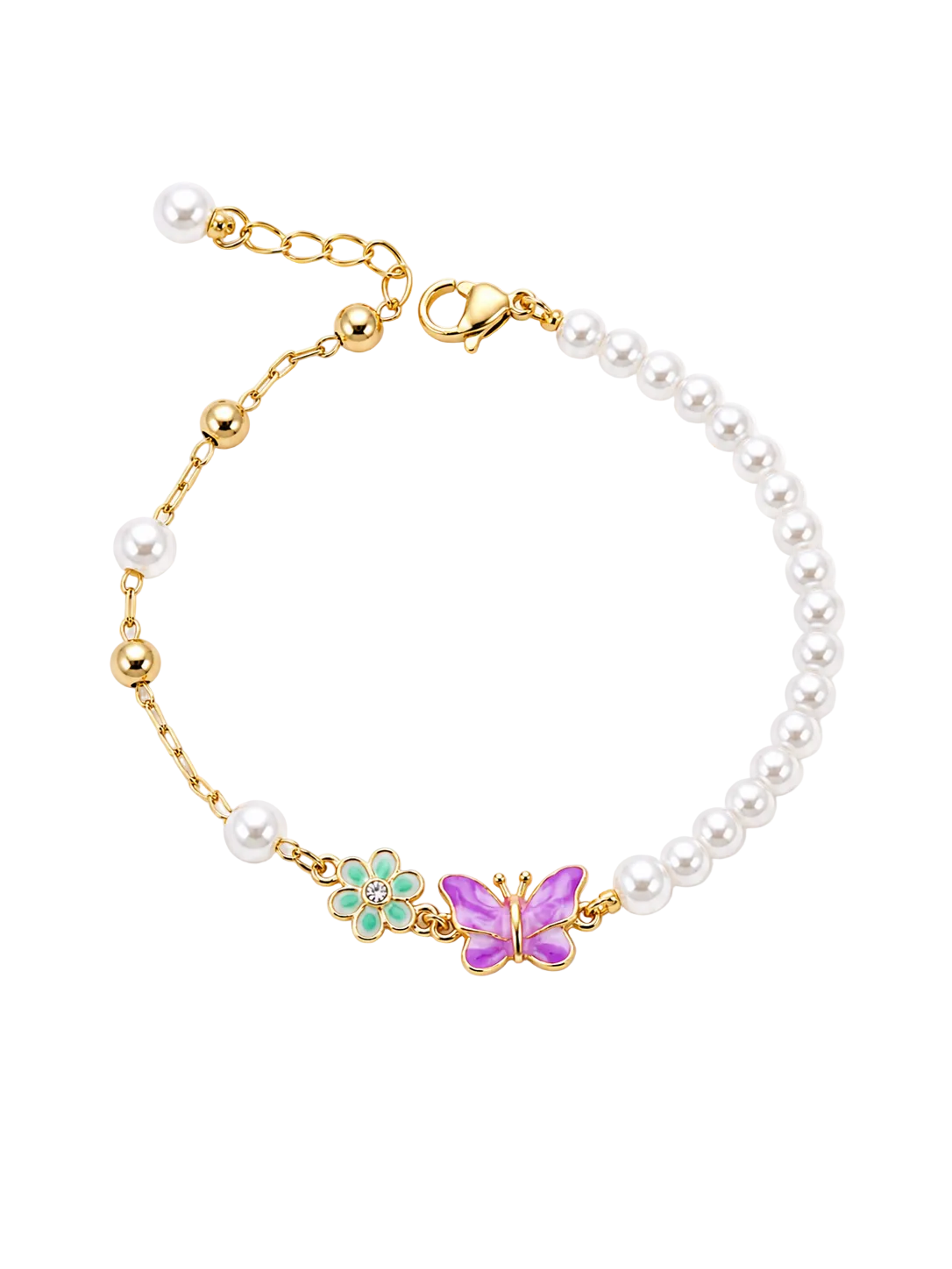 Butterfly Dream Pearl Bracelet