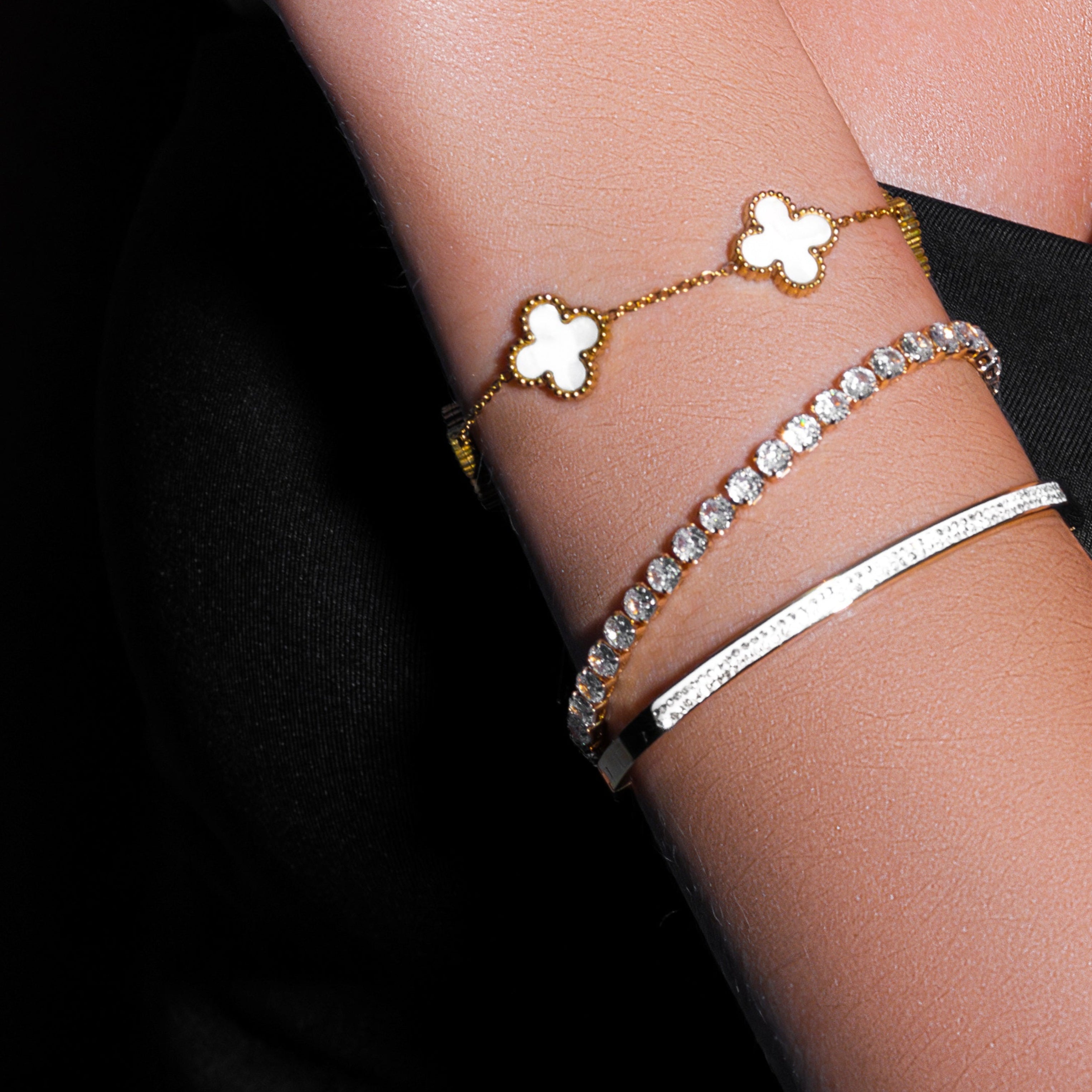 White Clover Armband| 316L