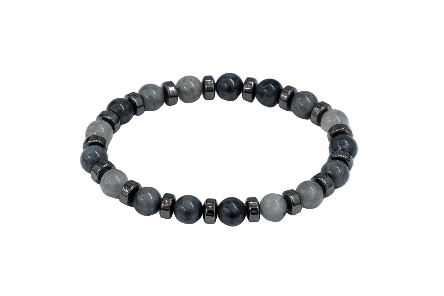 Labradorit & Hämatit – Armband der Klarheit