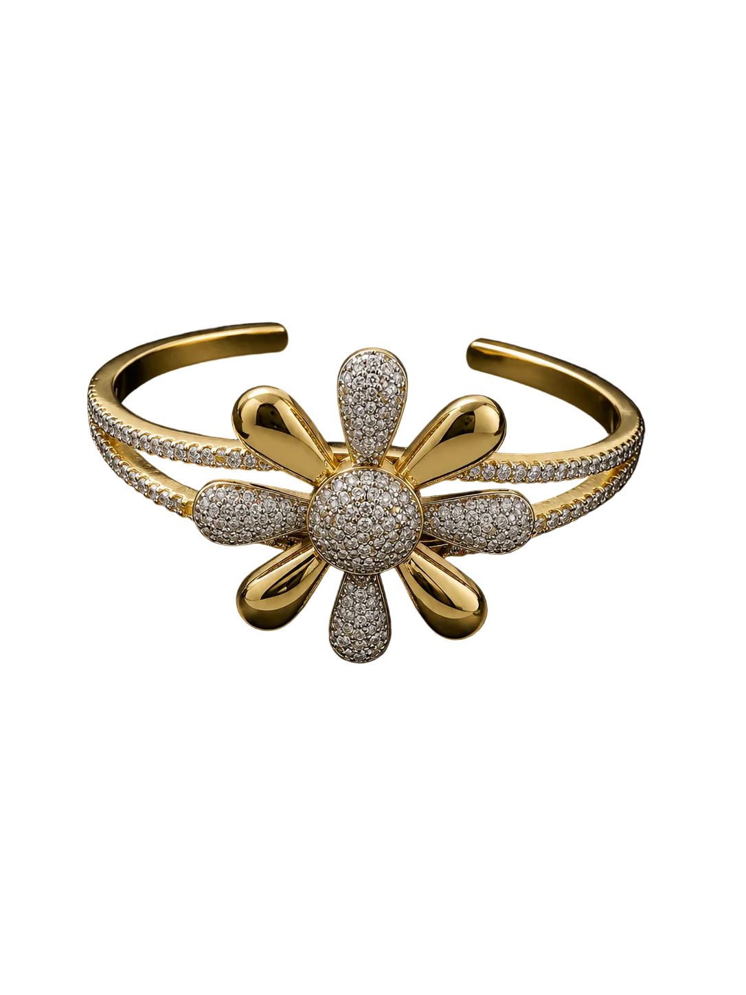 Blumen Armreif