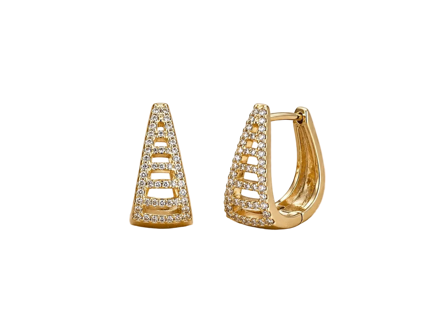 Luxe Pyramid Ohrringe