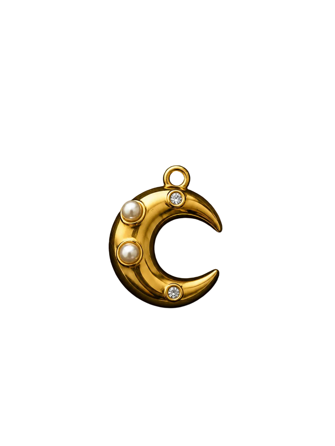 Pearl Moon Charm