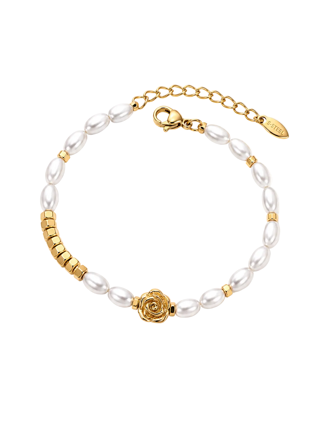 Rosé Pearl Bracelet