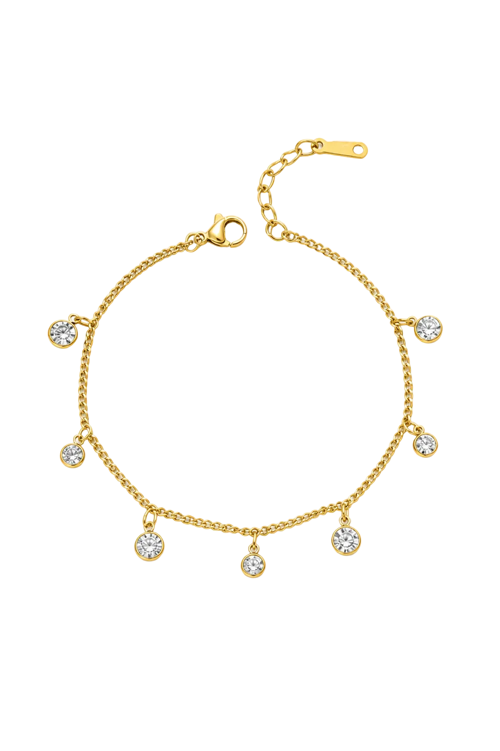 Crystal Drop Armband