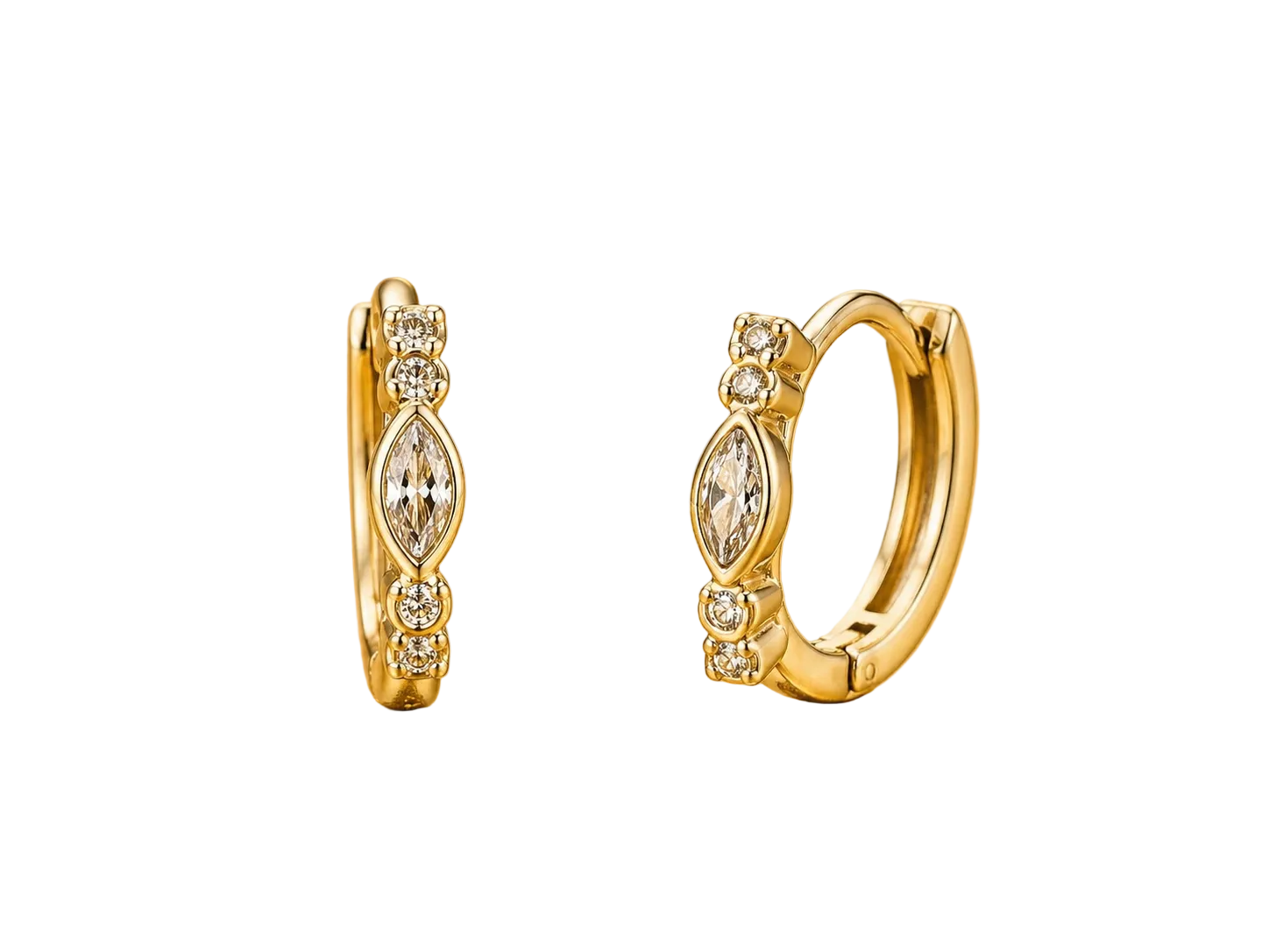 Elegant Marquise Ohrringe