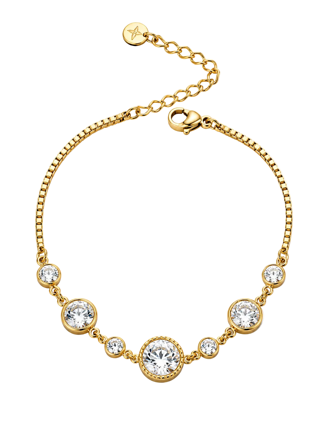 Crystal Glow Tennis Bracelet