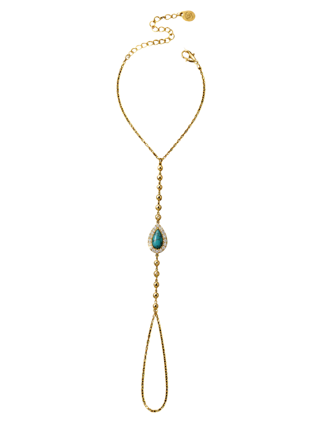 Turquoise Glow Handkette