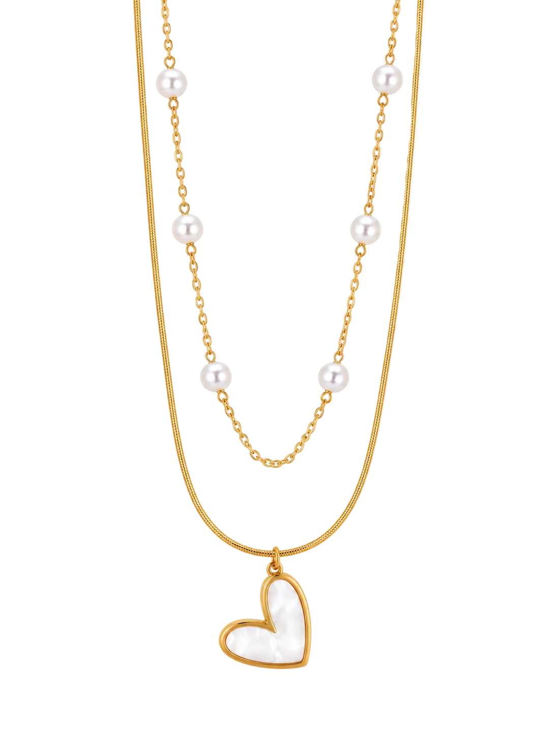 Pearl Love Layer Halskette