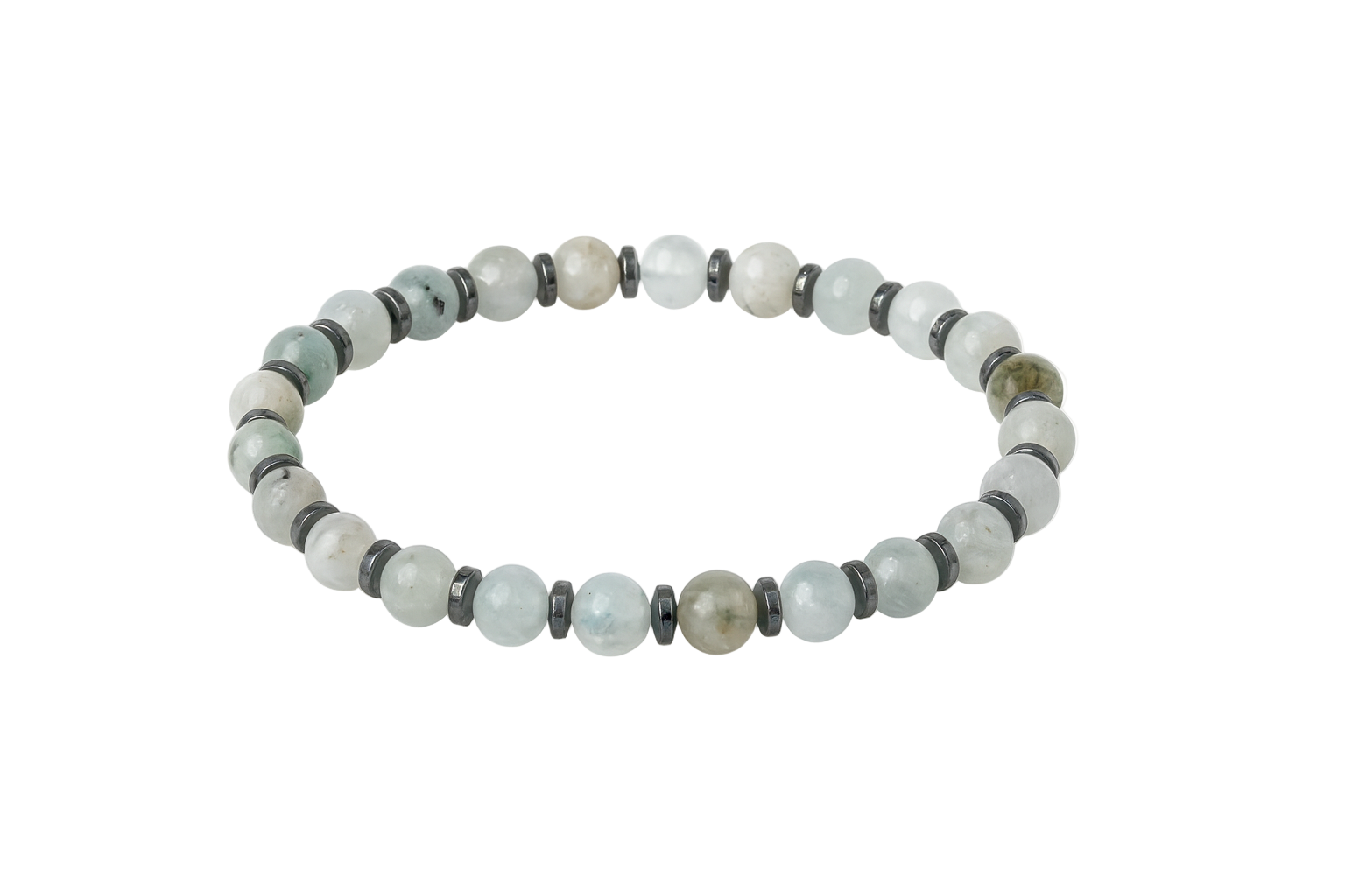 Labradorit & Hämatit – Armband der Intuition